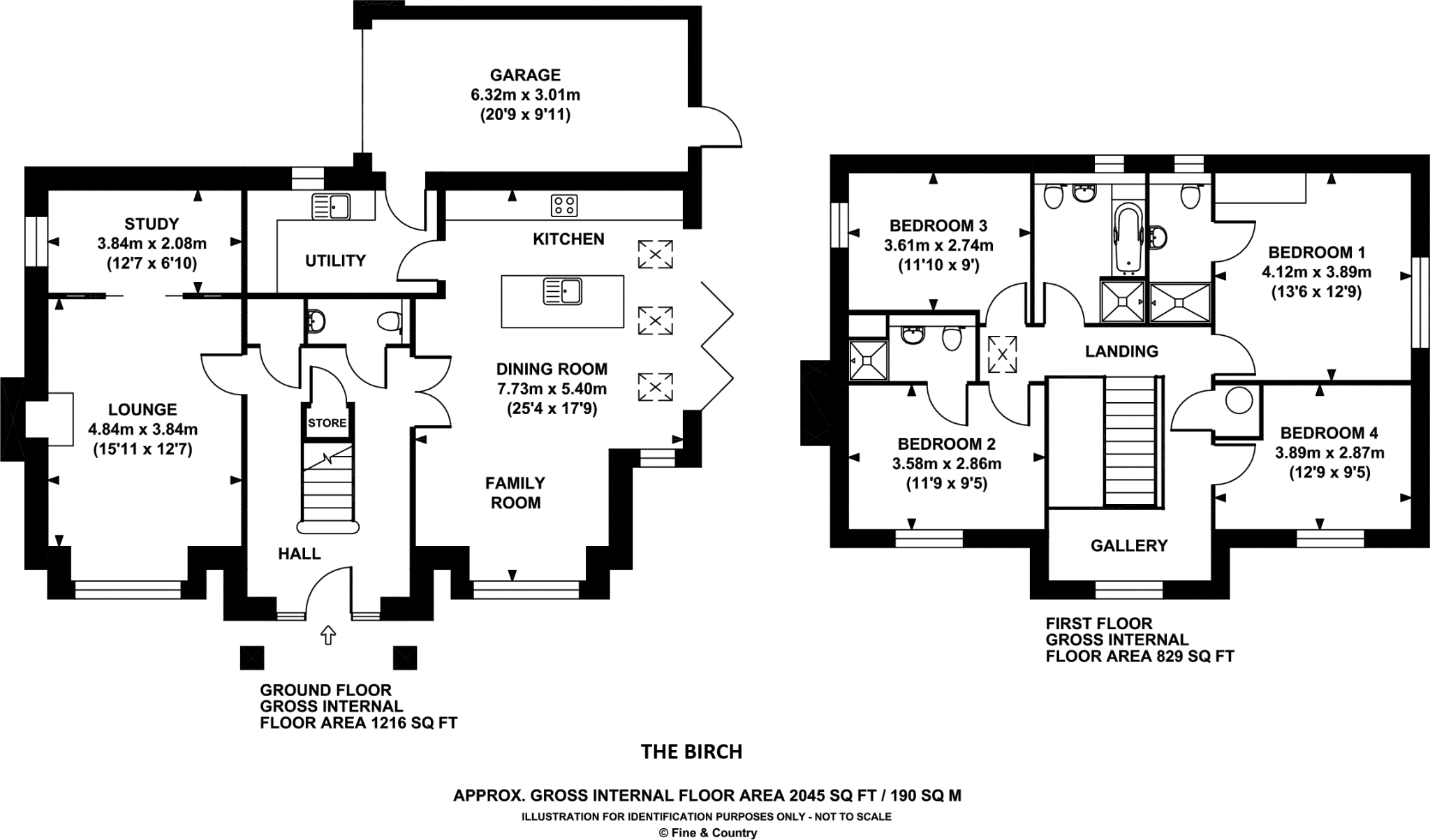 The Birch, Northcote Road, Langho, BB6 floorplan