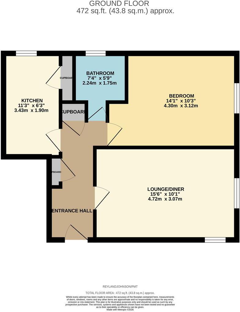 Pennymead Tower, Harlow floorplan