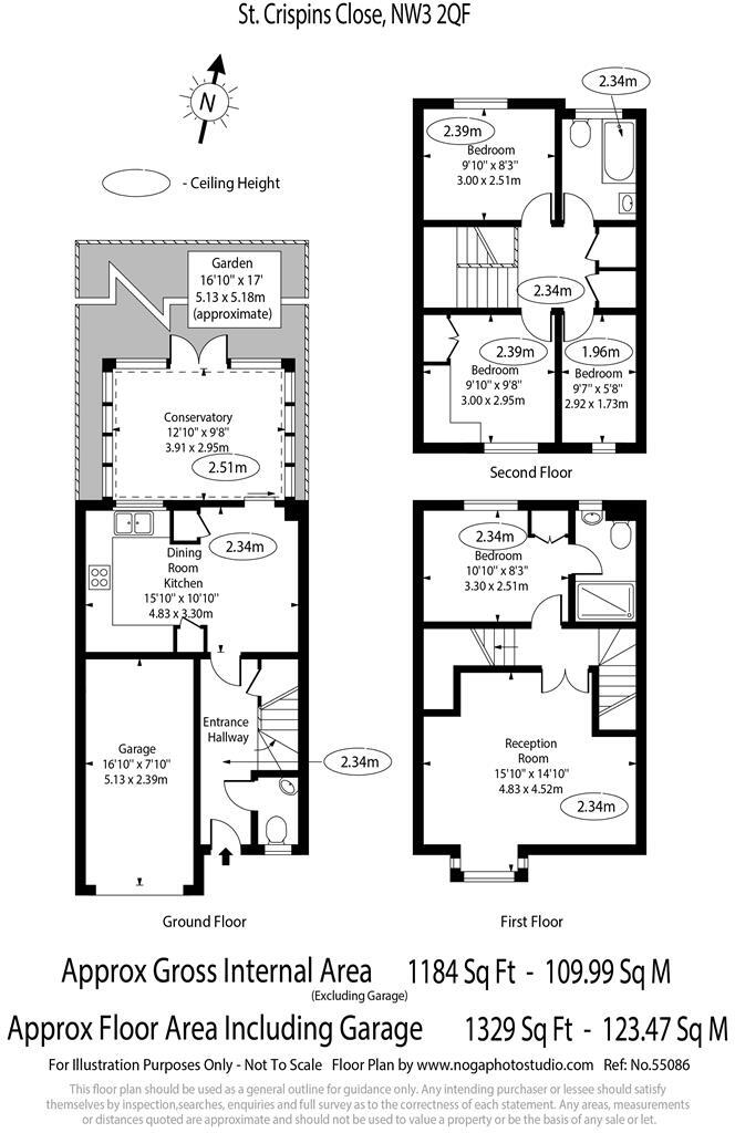 St Crispins Close, Hampstead Heath, London, NW3 floorplan