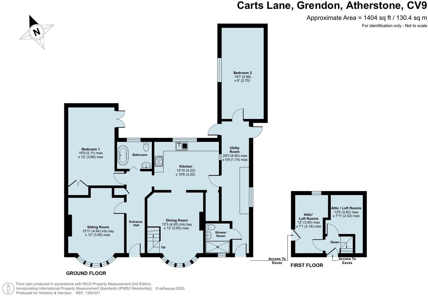 Carts Lane, Grendon, CV9 floorplan