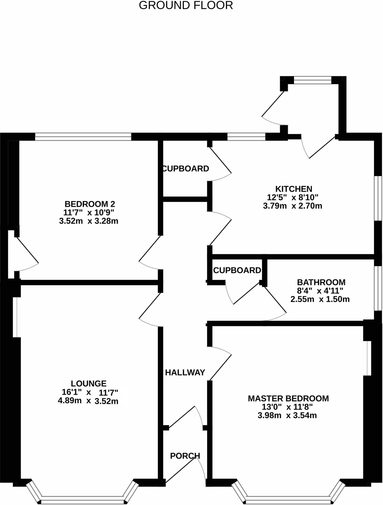 Highfield Avenue, Prestwick floorplan