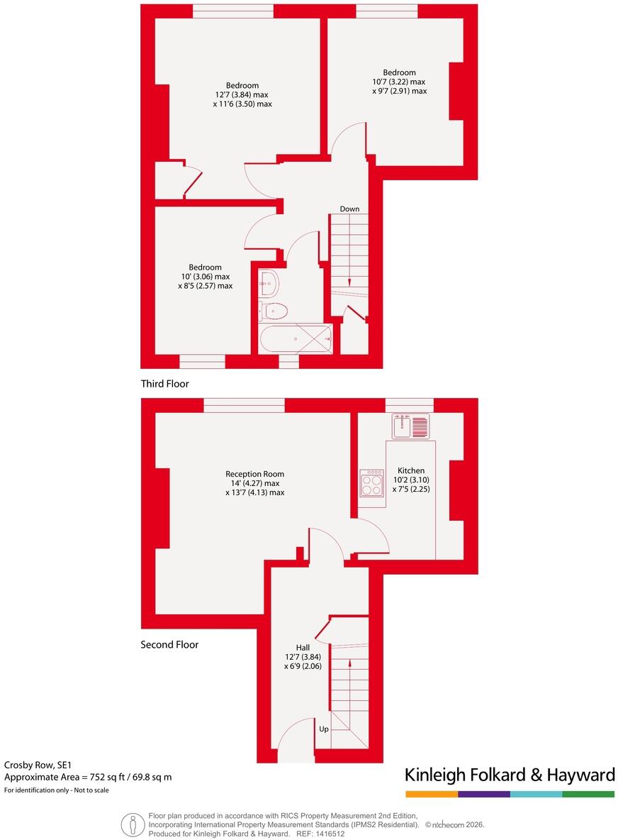 Crosby Row, Southwark, London, SE1 floorplan