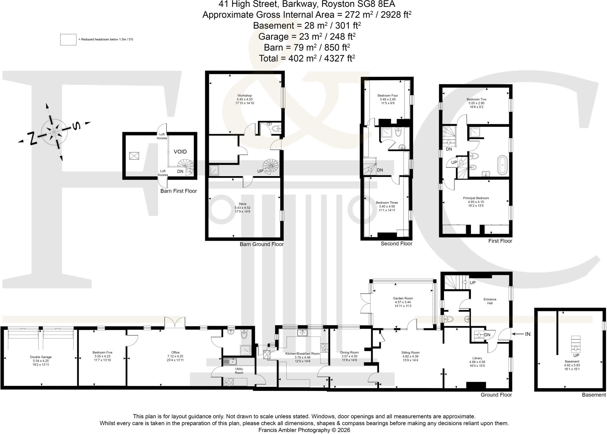 High Street, Barkway, Royston, Hertfordshire, SG8 floorplan