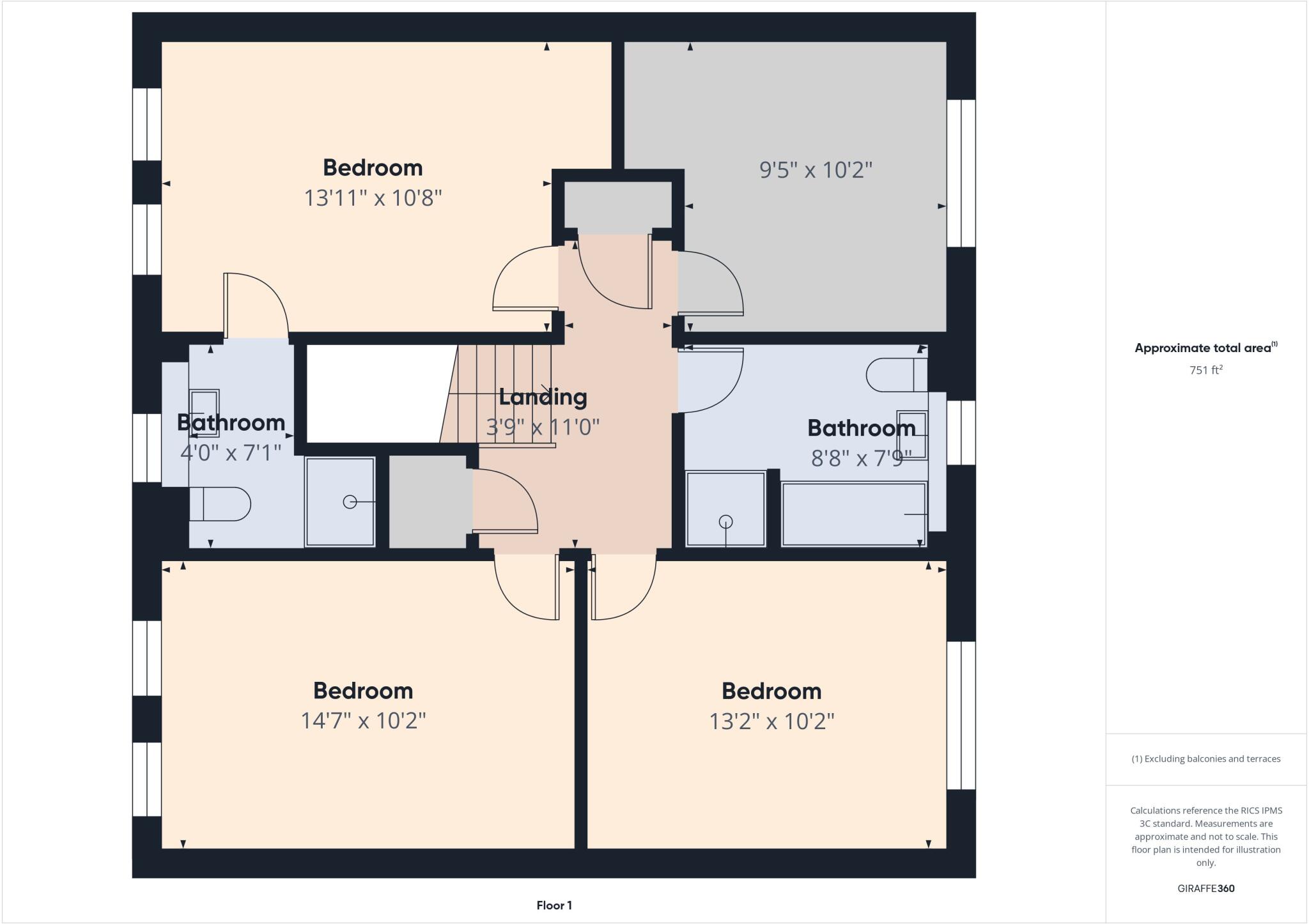 Pavilion Rise, Cottier Grange, Prudhoe floorplan
