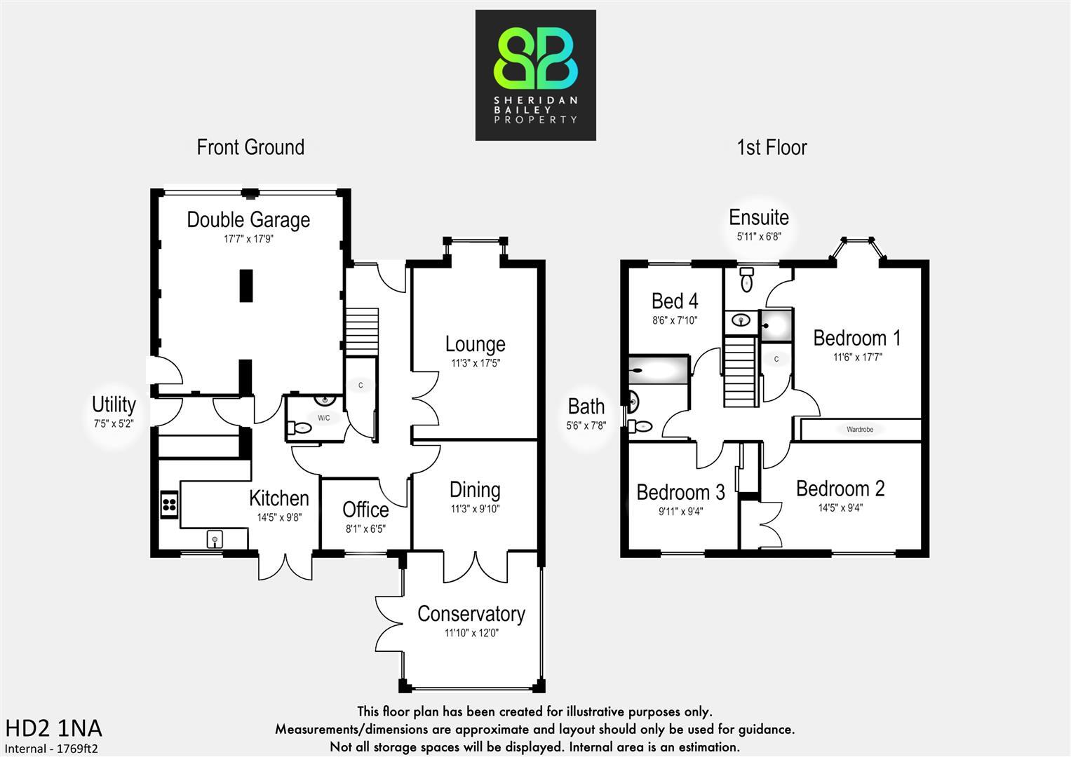 Miramar, Bradley, Huddersfield, HD2 1NA floorplan