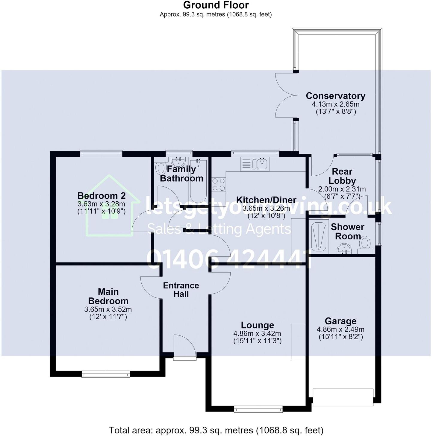 46 Lancaster Drive PE12 9BD floorplan