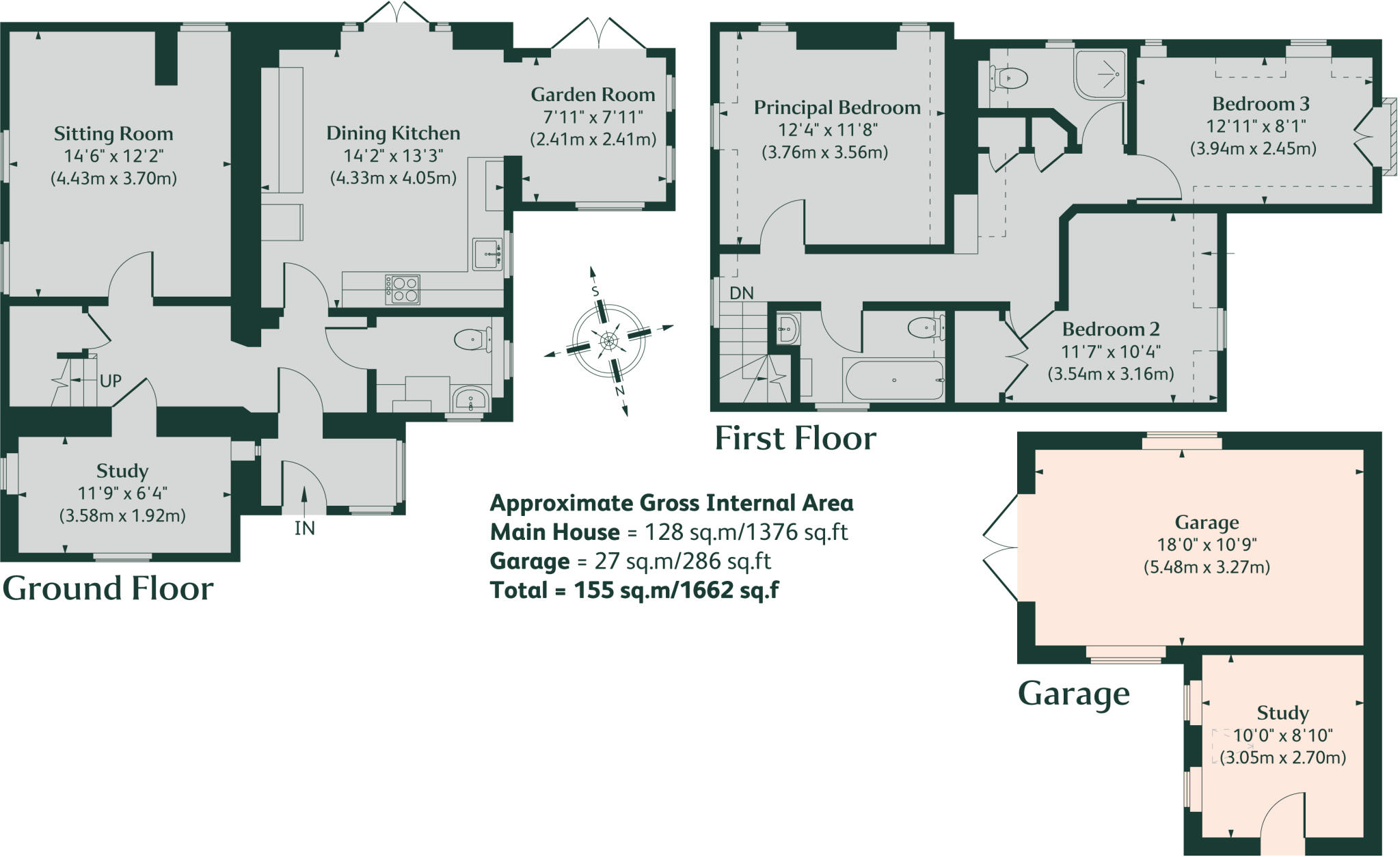 Rosemead Cottage, Southorpe floorplan