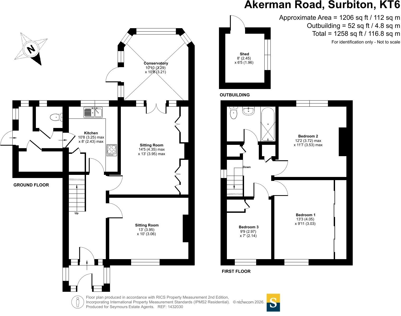 Akerman Road, Surbiton, KT6 floorplan