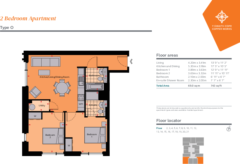 The Copper Works, Cardiff Cardiff CF10 floorplan