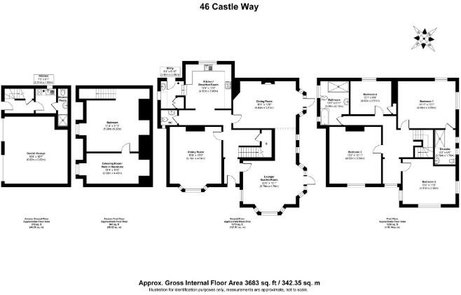46 Castle Way, Leybourne, West Malling, Kent ME19 5HG floorplan