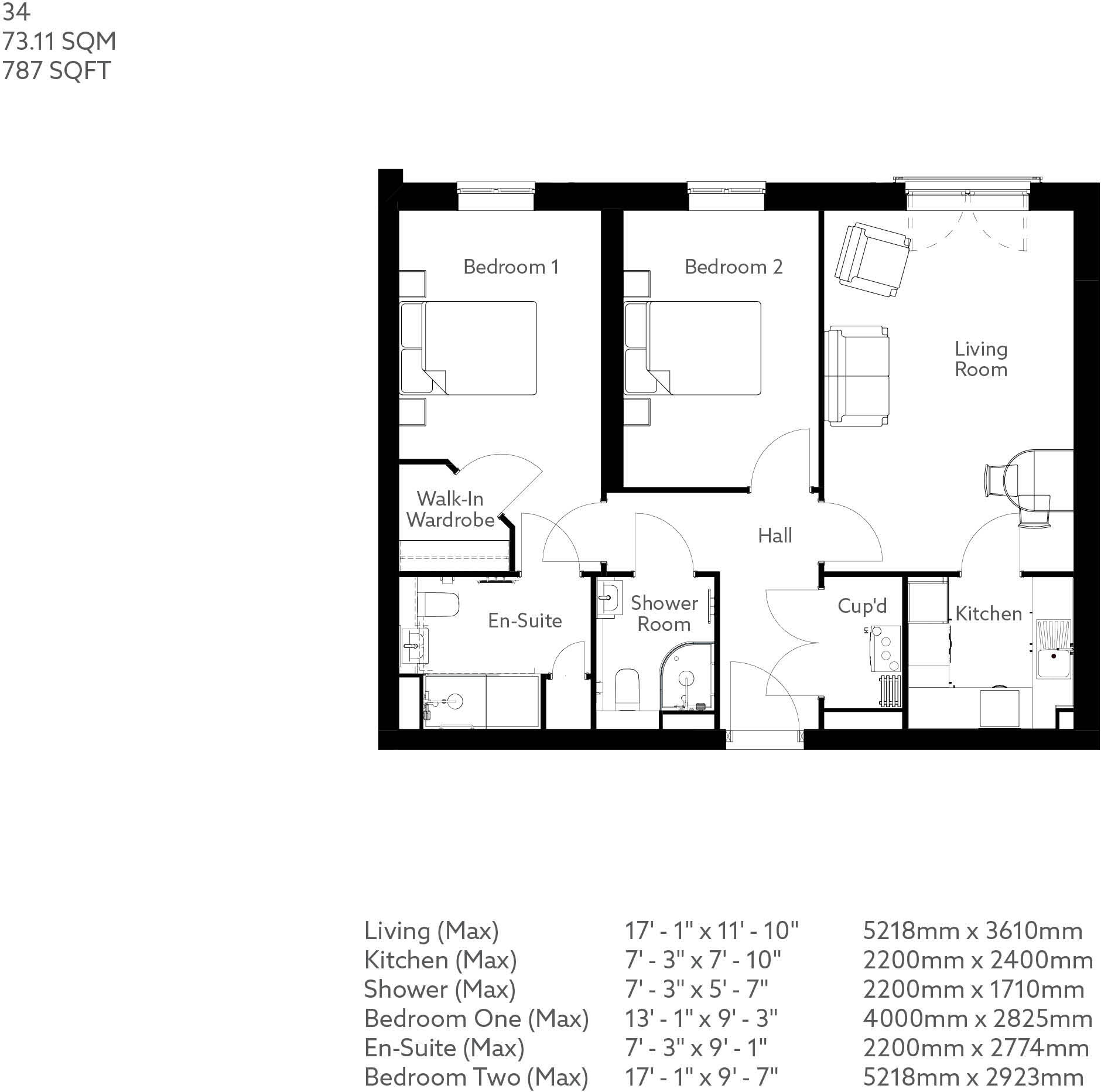 1 Earls Gardens,
Burscough,
L40 7BT floorplan