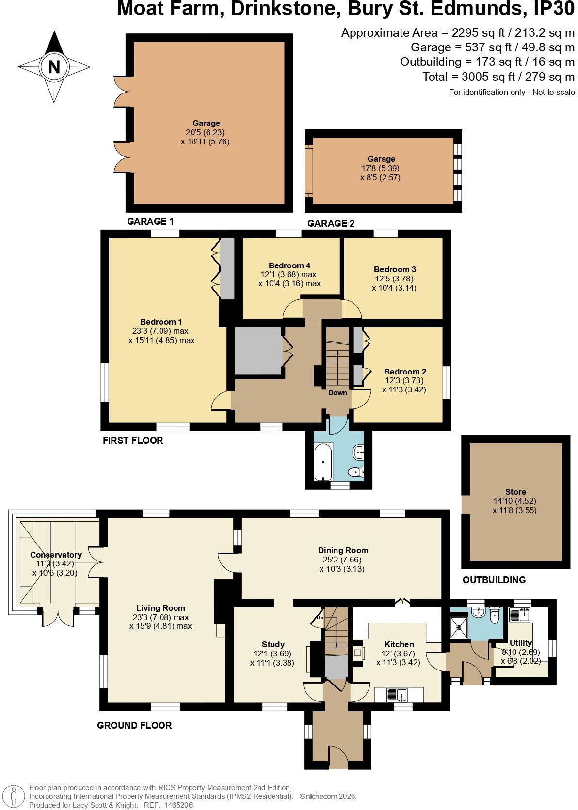 Drinkstone, Bury St. Edmunds, Suffolk, IP30 floorplan
