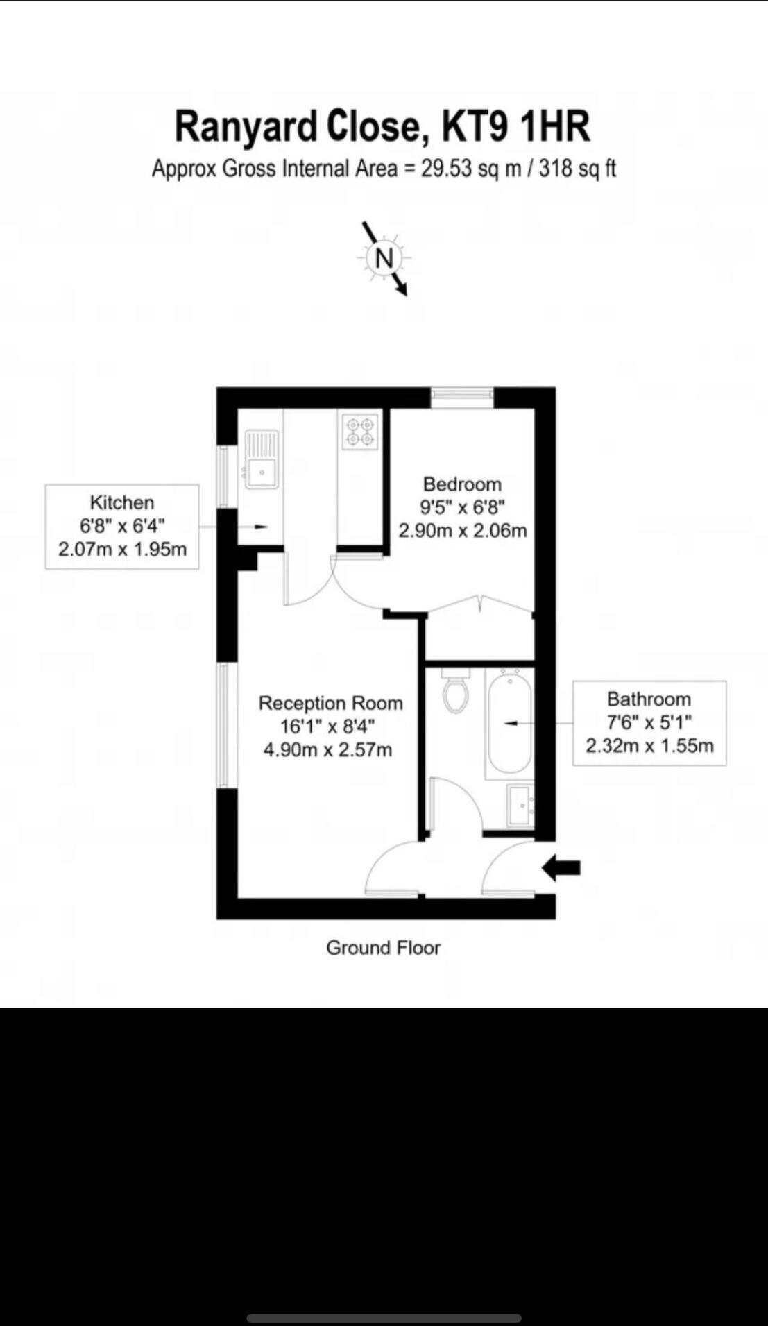 Ranyard Close, Chessington floorplan