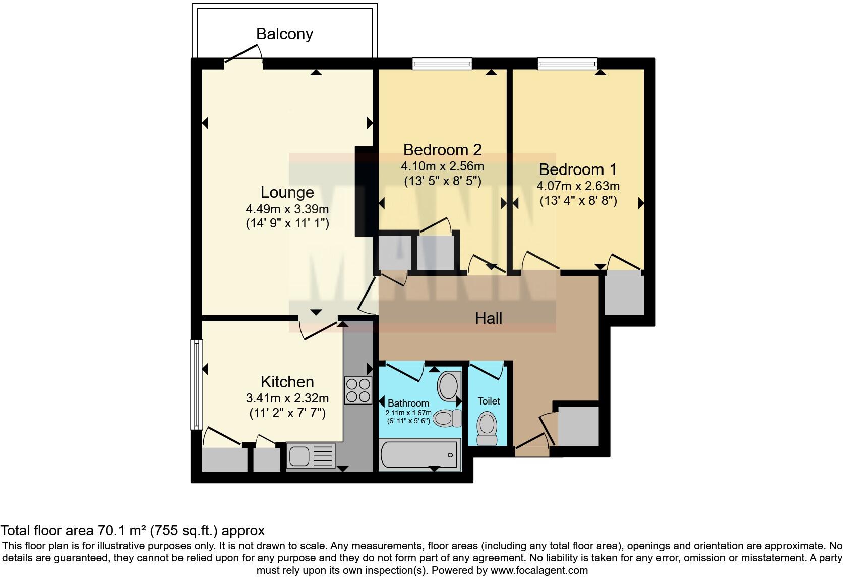 Edington Road, London, SE2 floorplan