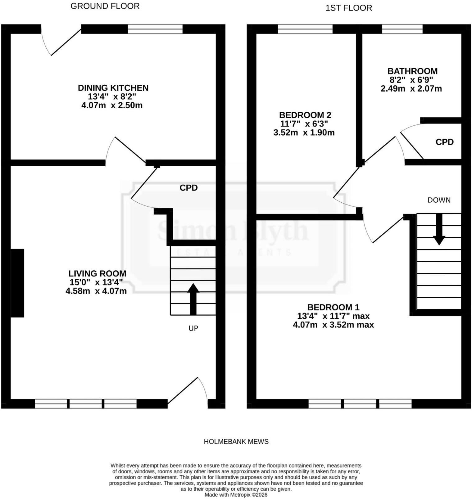 Holmebank Mews, Brockholes, HD9 floorplan