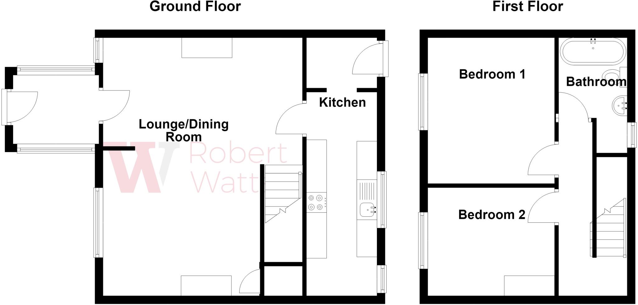 Highfield Road, Idle, West Yorks, BD10 floorplan
