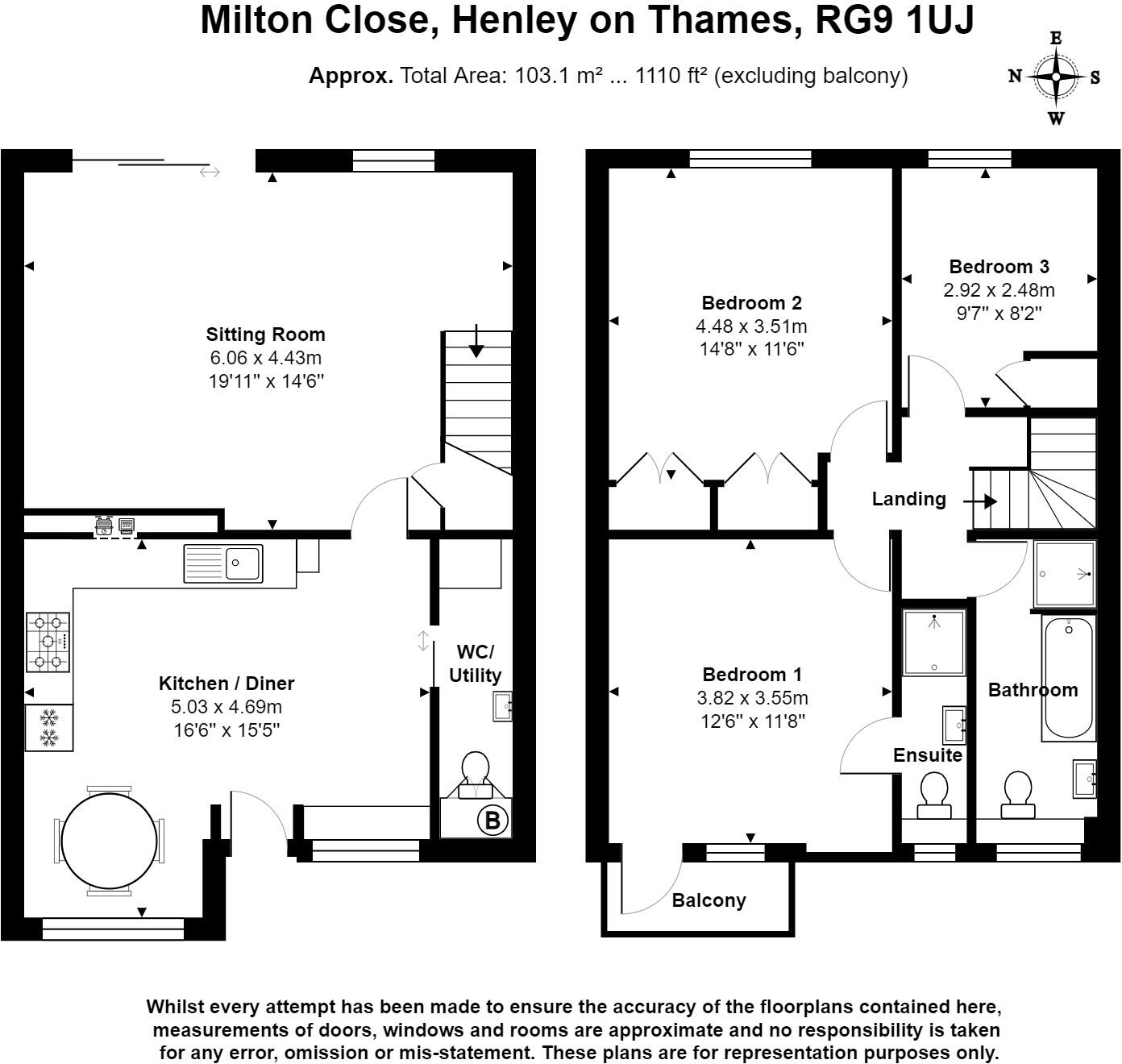 Milton Close, Henley-On-Thames, Oxfordshire, RG9 floorplan