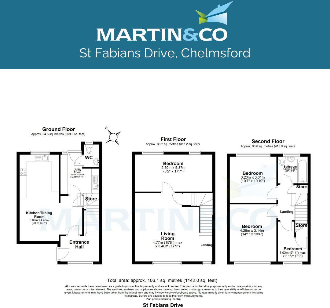St Fabians Drive, Chelmsford floorplan