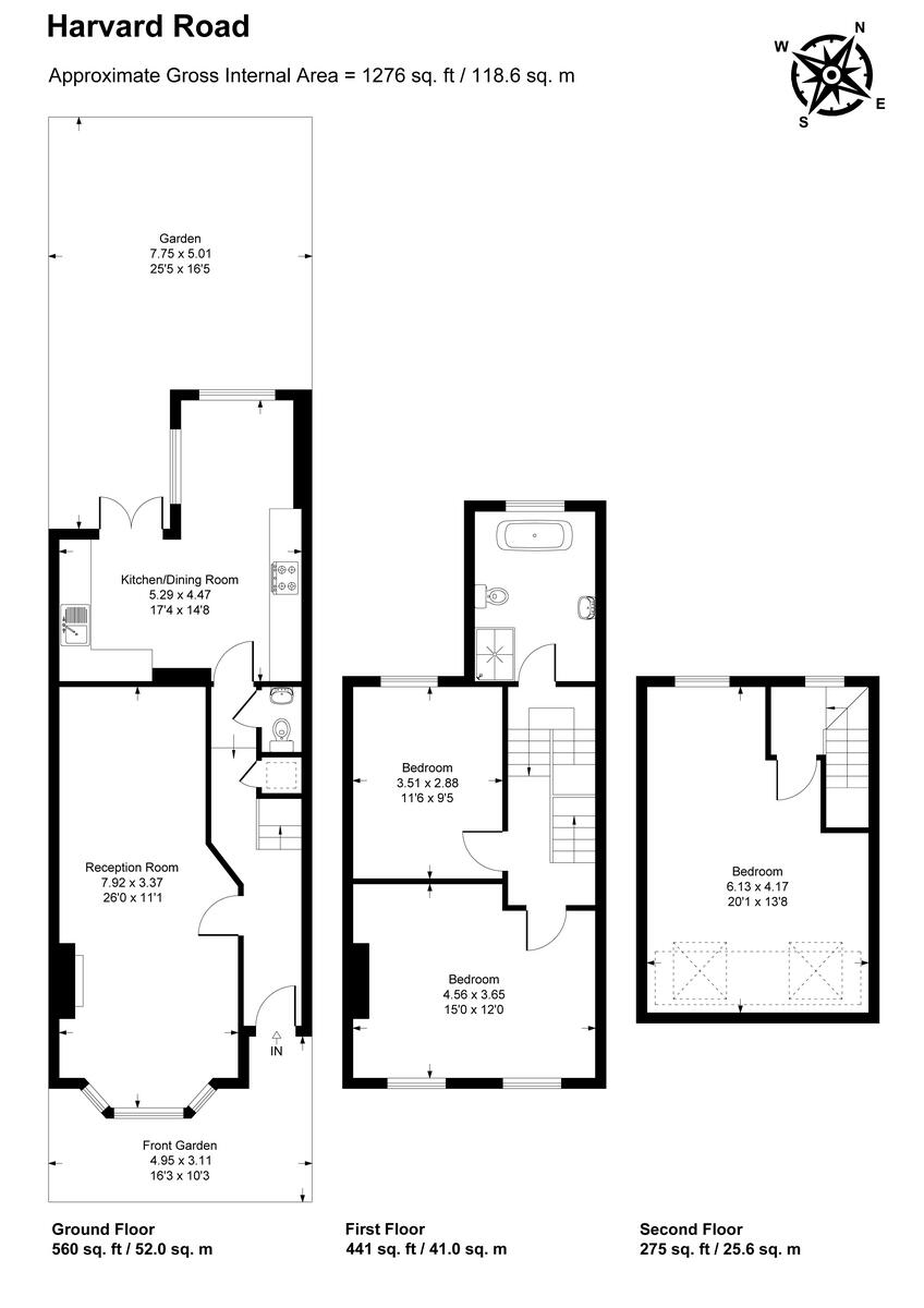 Harvard Road, London, SE13 6 floorplan