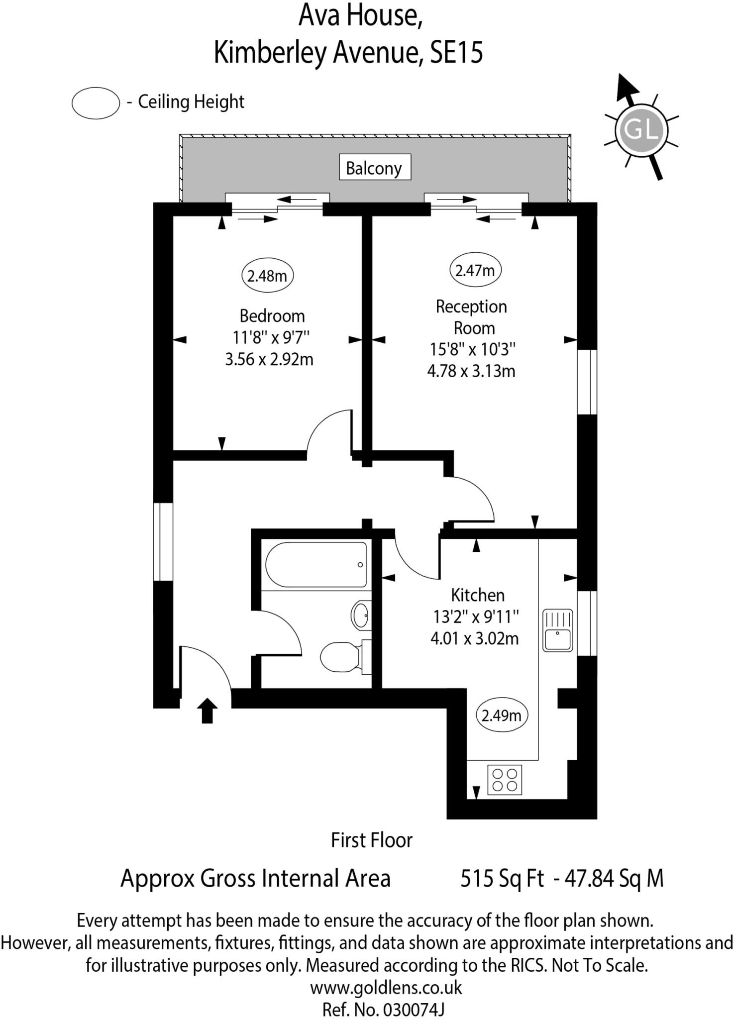 163 Kimberley Avenue, London, SE15 floorplan
