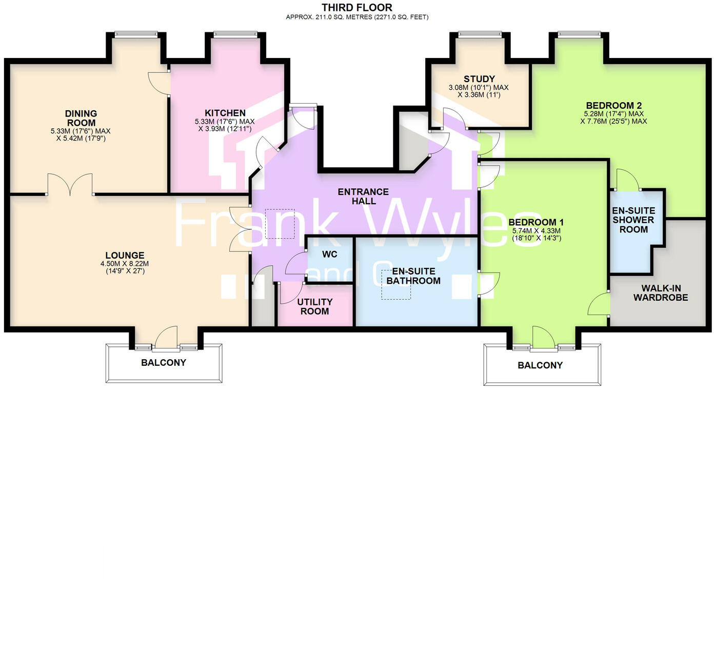Madison Heights, Coopers Row, Lytham St. Annes, Lancashire floorplan