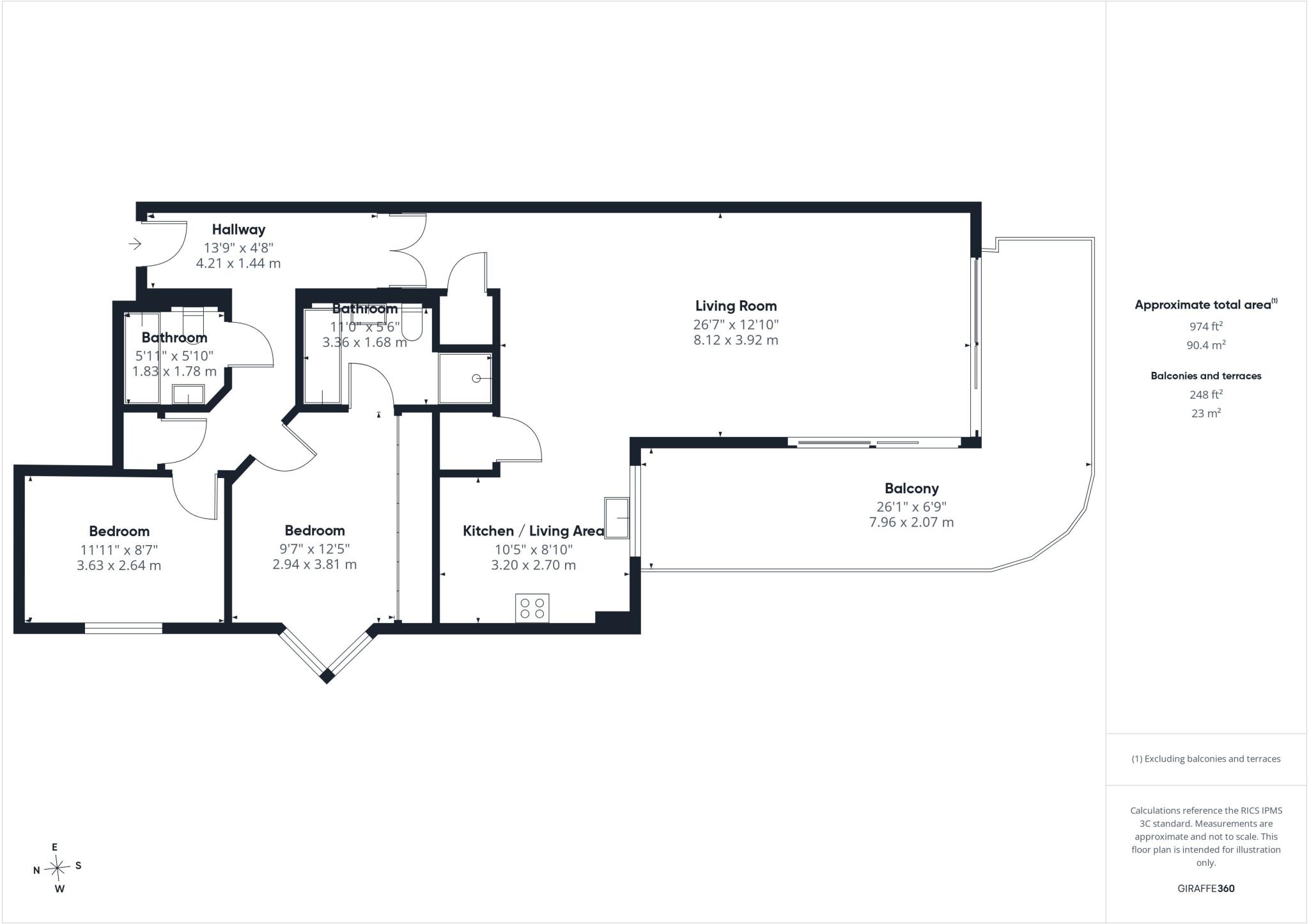 Boscombe Overcliff Drive, Bournemouth, Dorset, BH5 floorplan