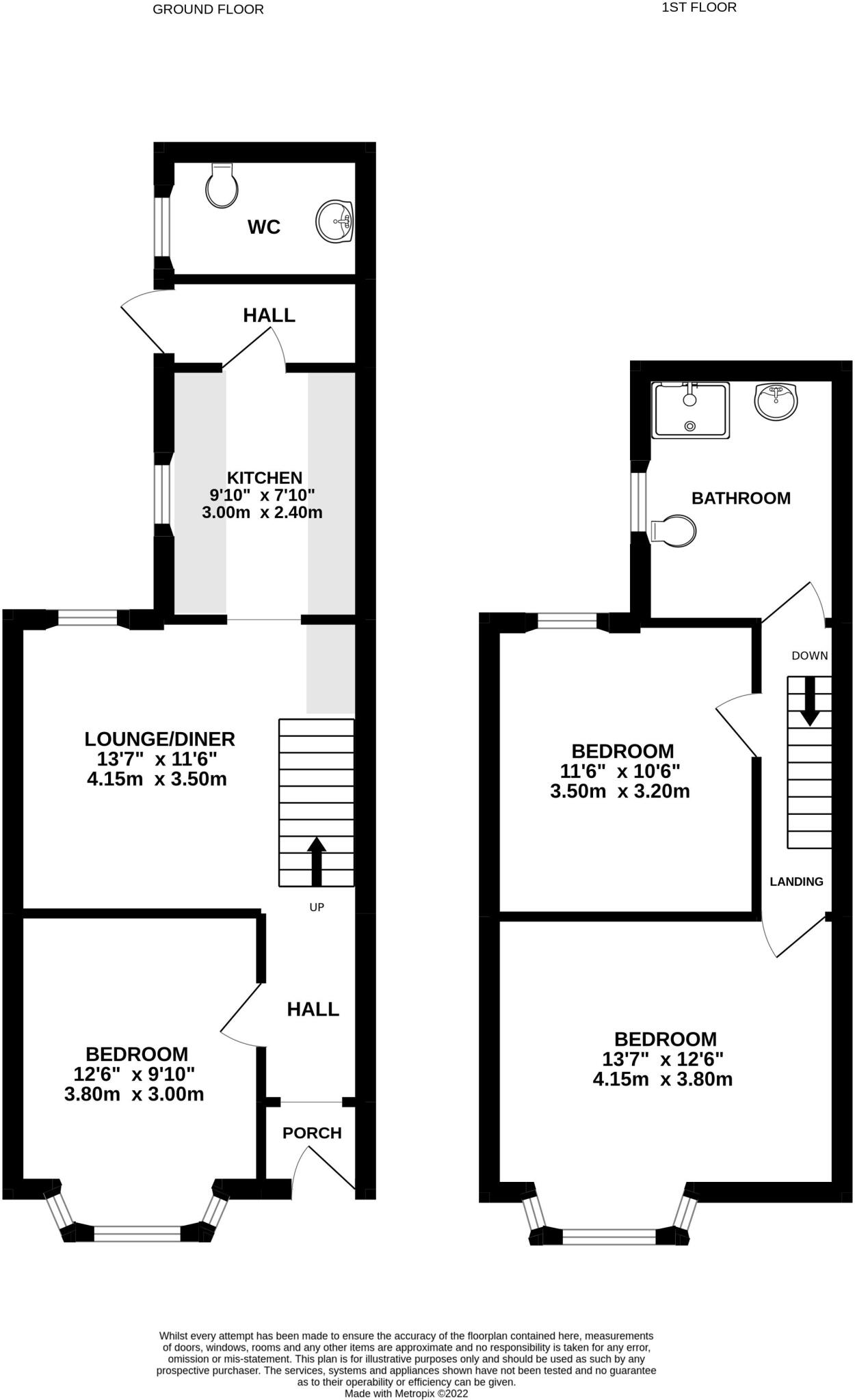 3 Bed - Fingland Road, Wavertree, L15 floorplan