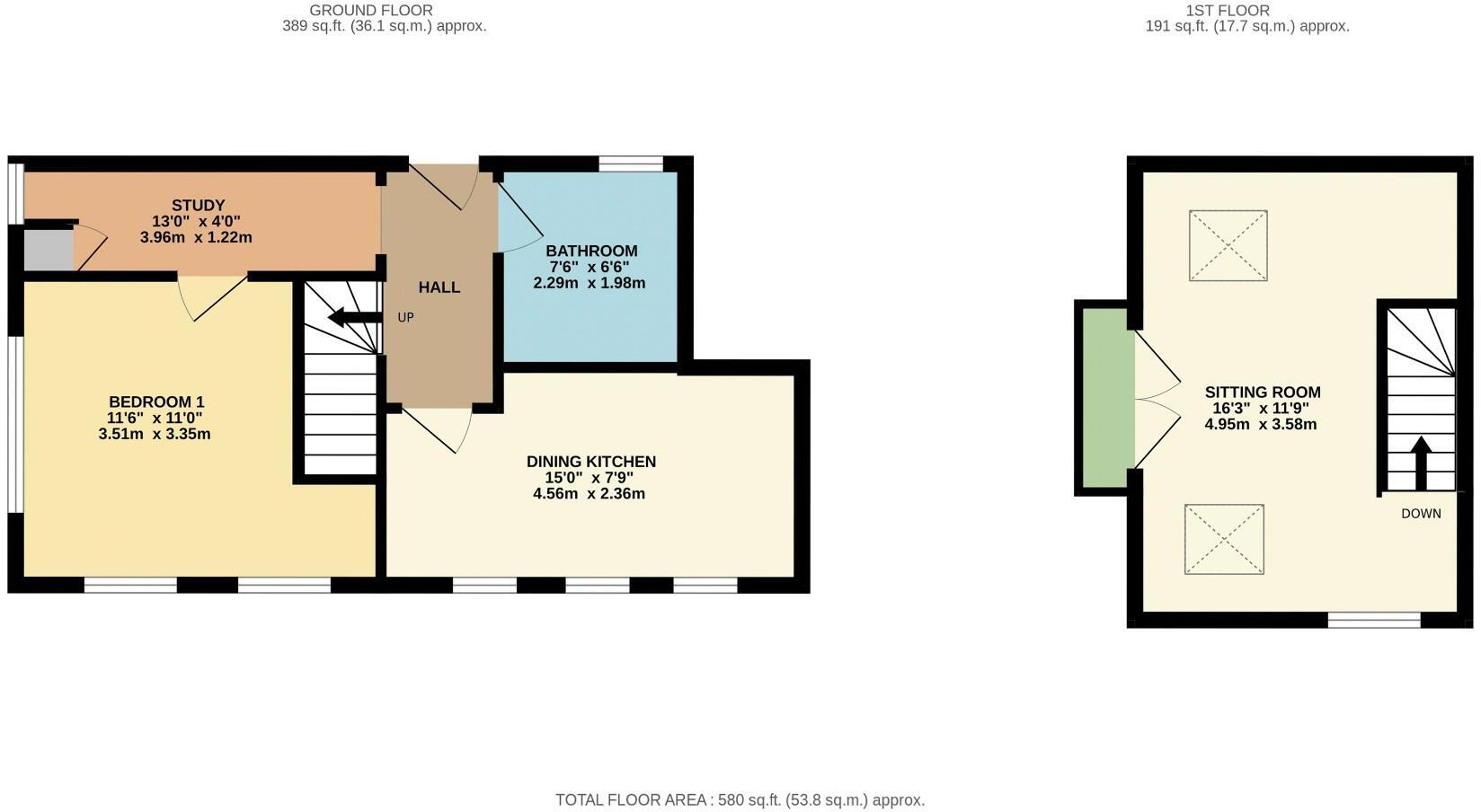 Mayfield Grove, Harrogate floorplan