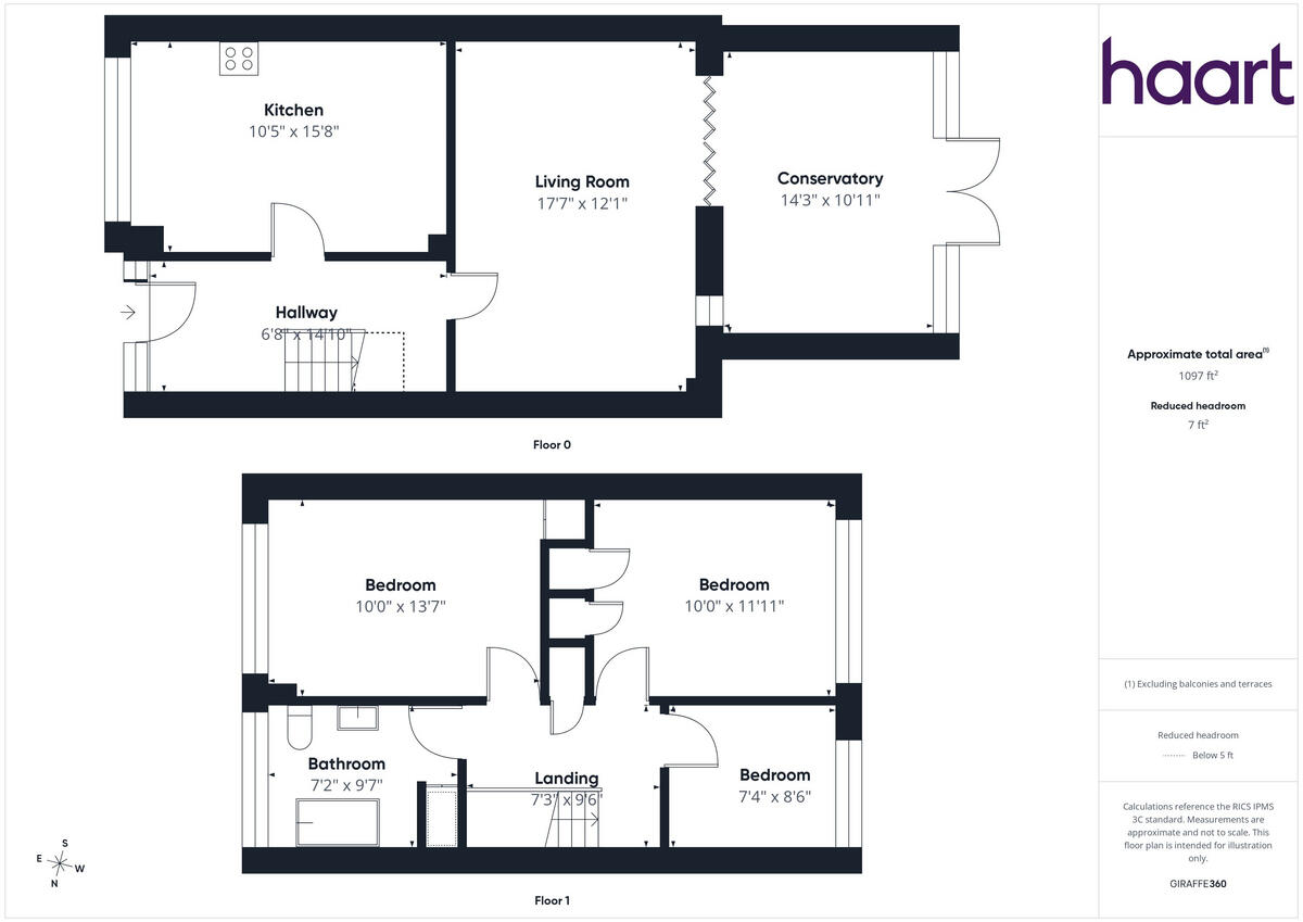 Great Cullings, Romford floorplan