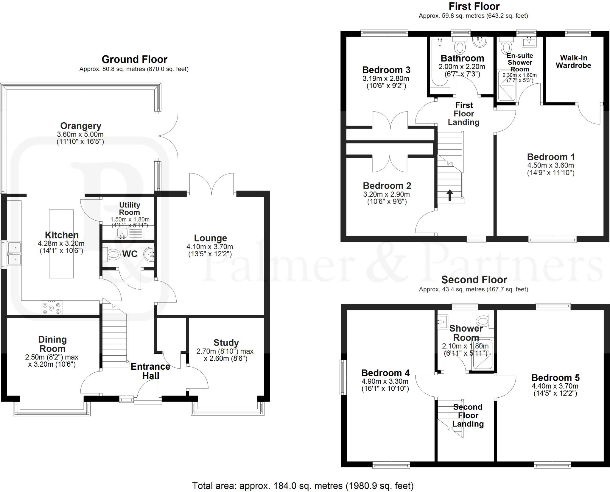 Waterson Vale, Chelmsford, Essex, CM2 floorplan
