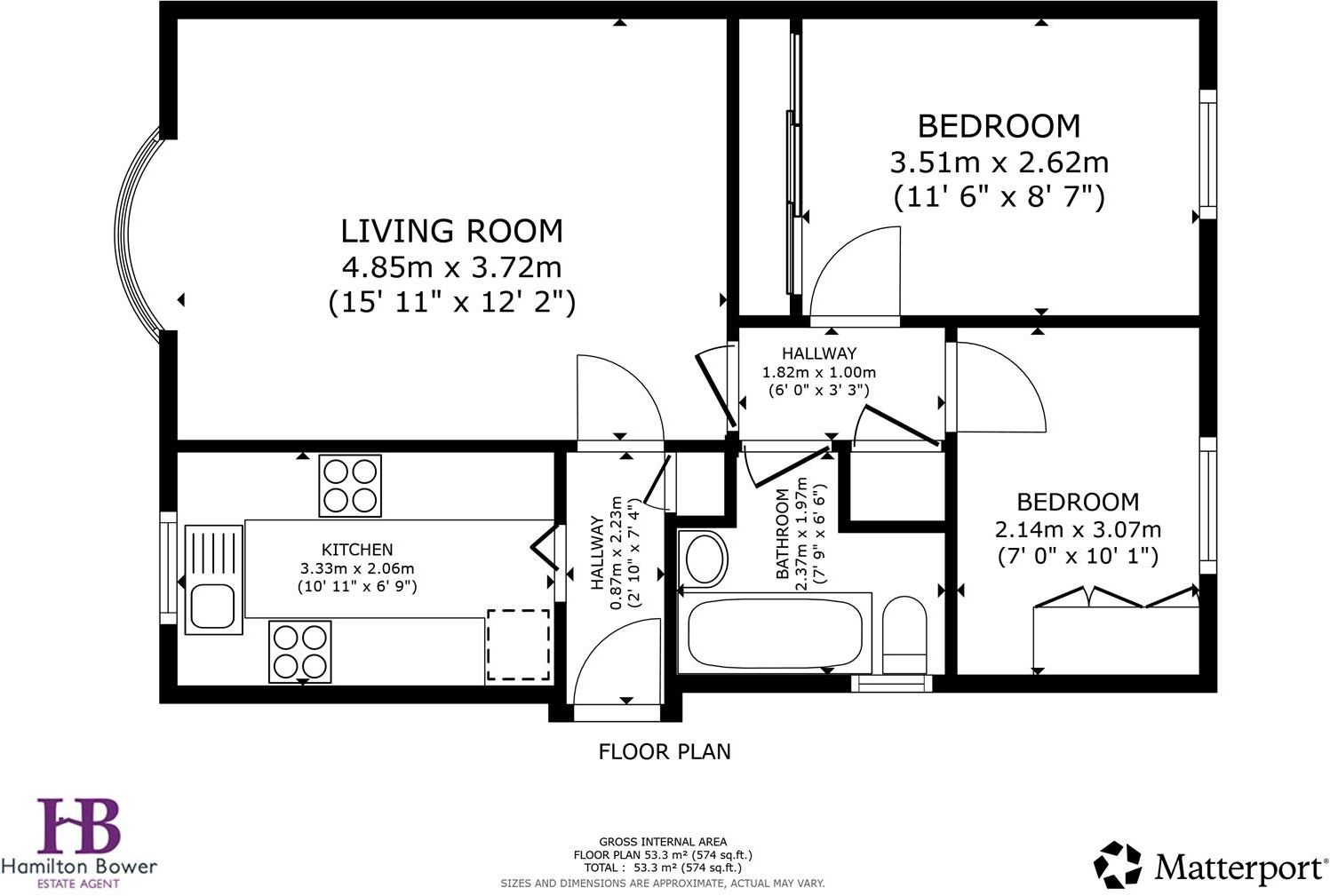 Belgrave Grove, Halifax, HX3 floorplan