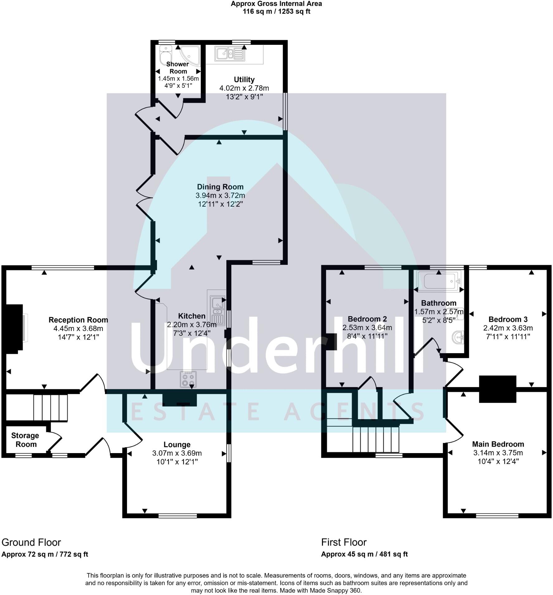Bridford, Exeter floorplan