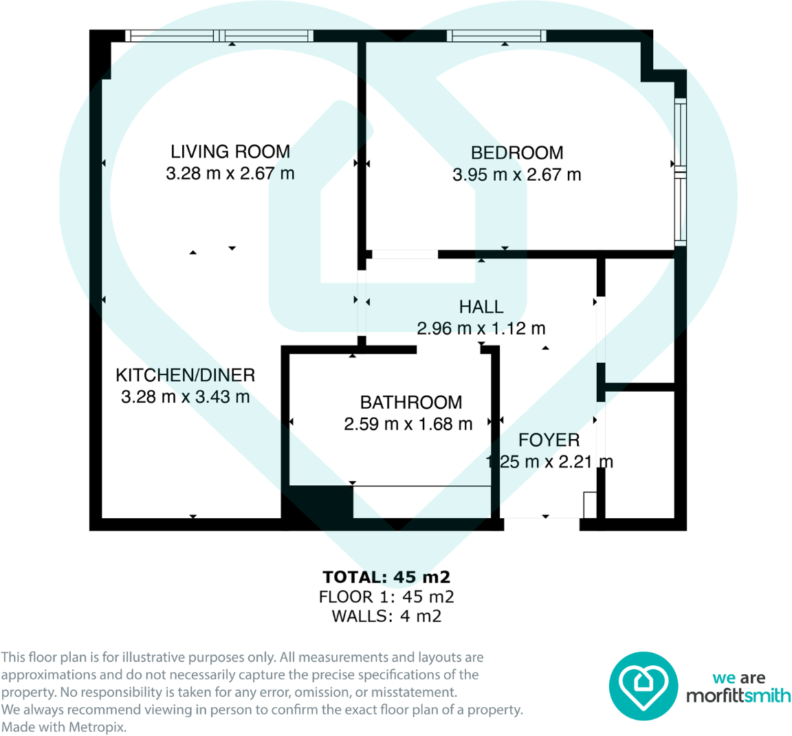 Flat 1005, 2 North Bank, Sheffield, South Yorkshire S3 8JA floorplan