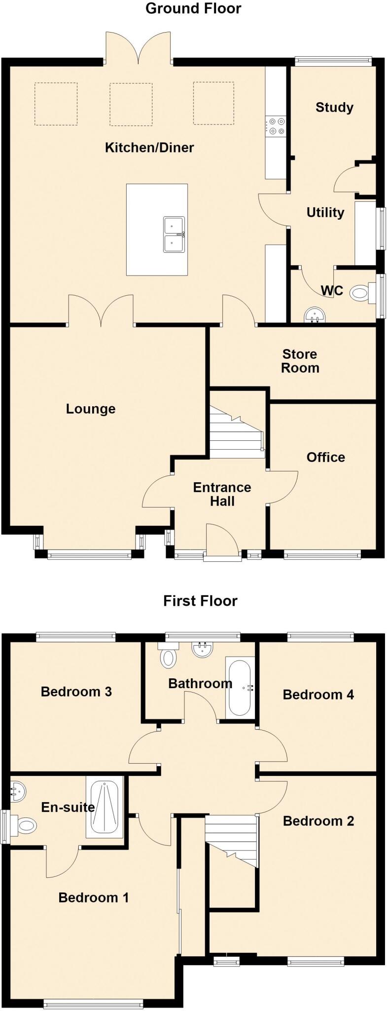 Scoular Drive, North Seaton, Ashington floorplan