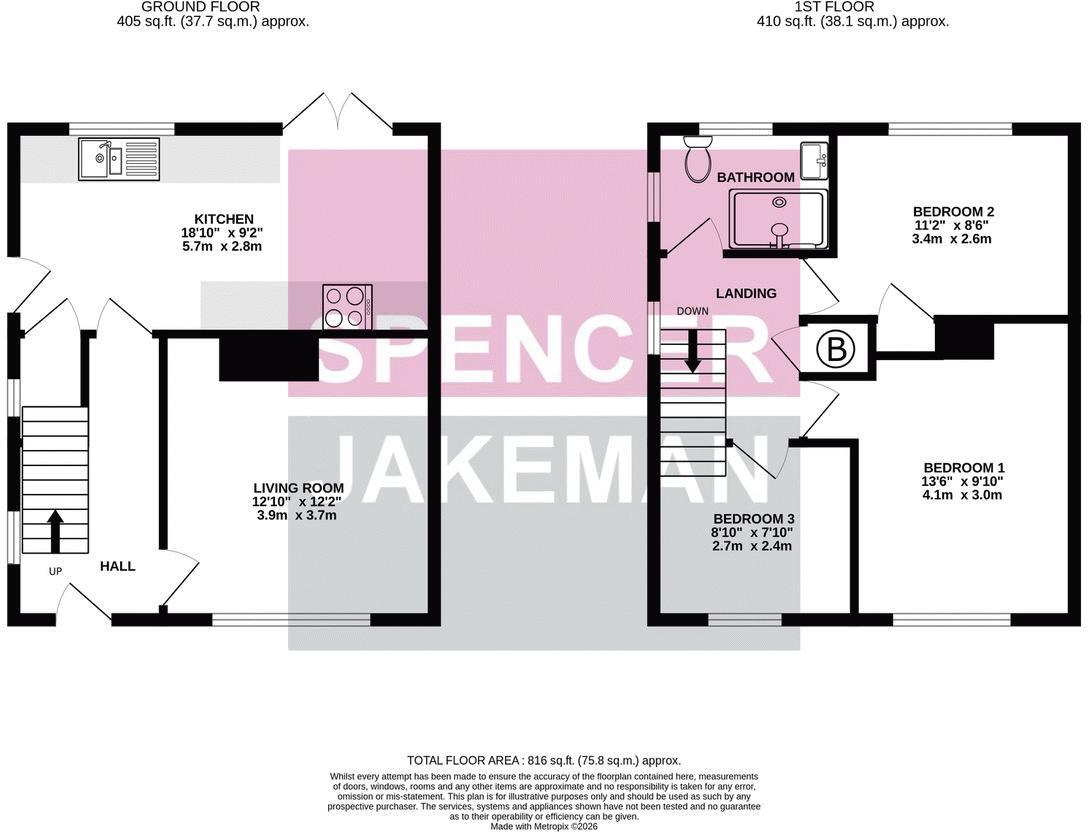 Allerton Road, Shrewsbury floorplan