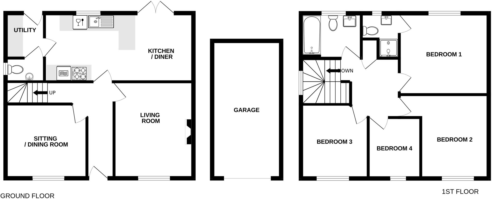 40 Sewell Lane, Carlisle, Cumbria floorplan