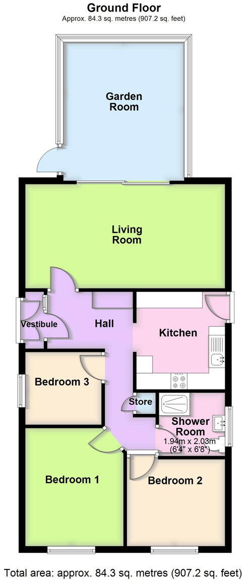 Kingston Crescent, Marshside, Southport floorplan