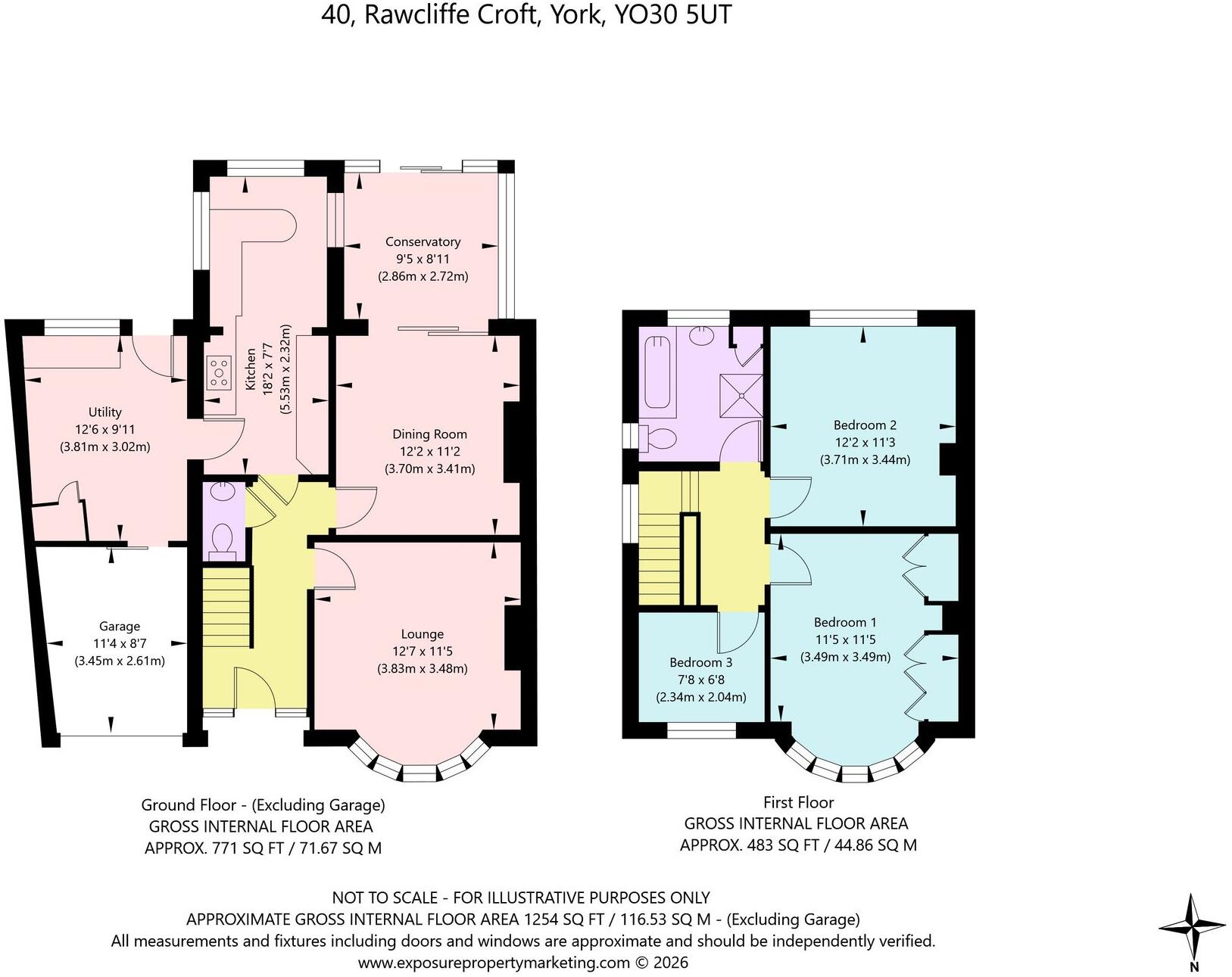 Rawcliffe Croft, York, YO30 floorplan