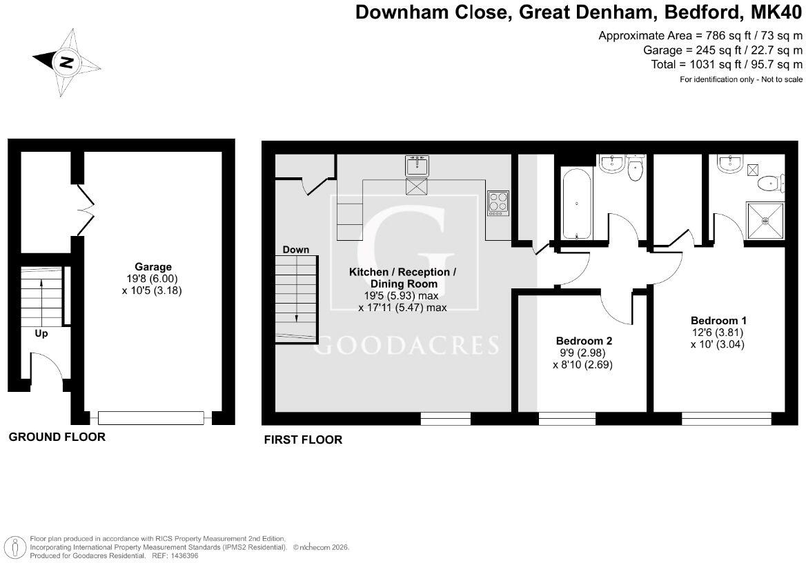 Downham Close, Great Denham floorplan