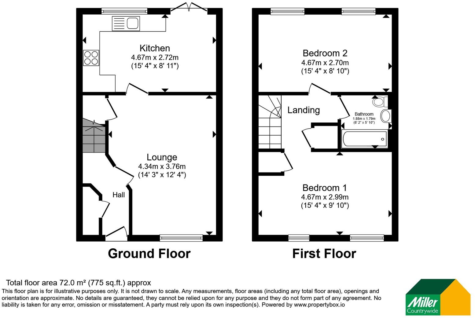 Harston Road, Ivybridge, Devon, PL21 floorplan