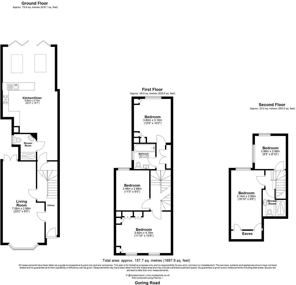 Goring Road, N11 2DD floorplan