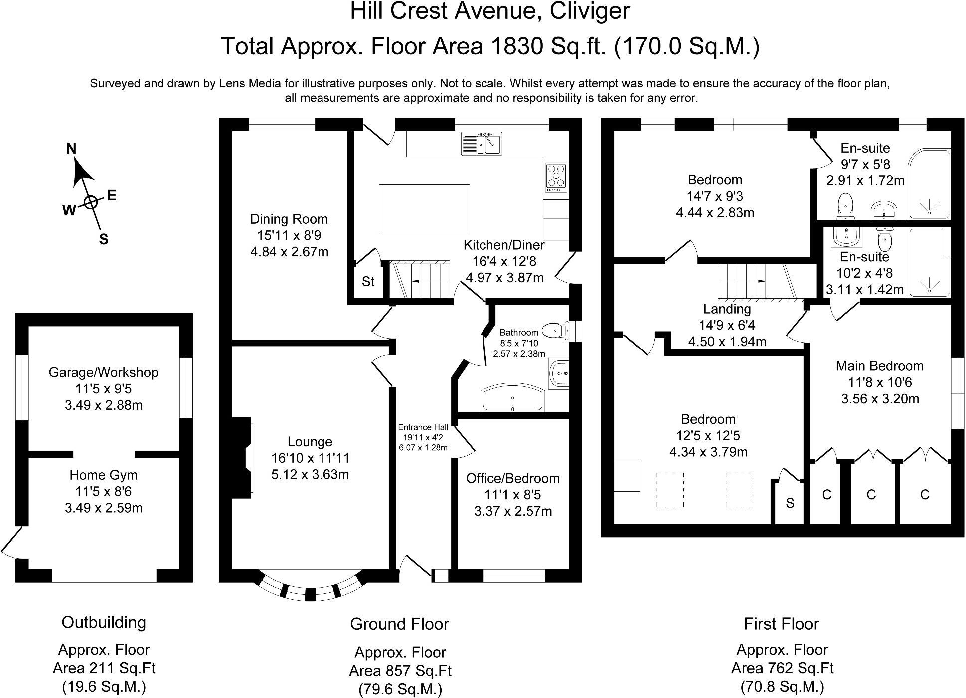 Hill Crest Avenue, Cliviger floorplan