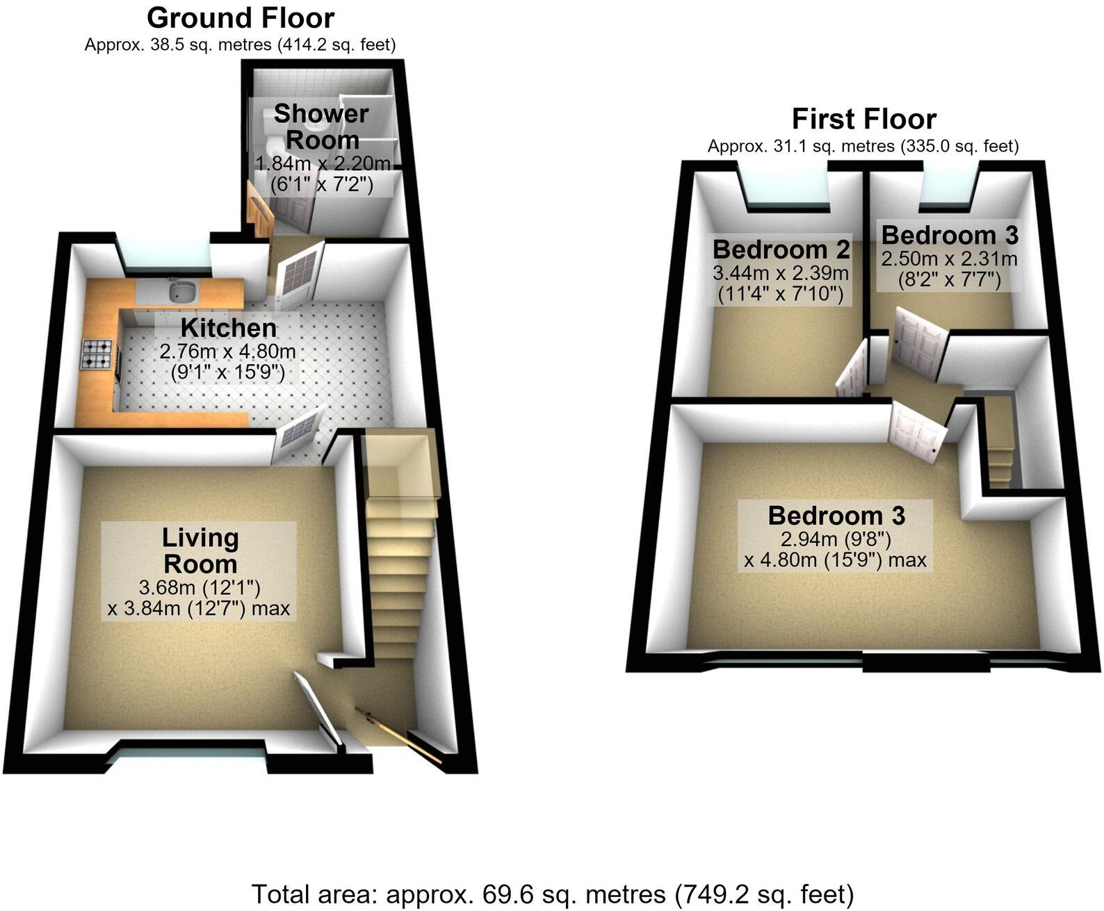 Manor Road North, Nantwich, CW5 floorplan