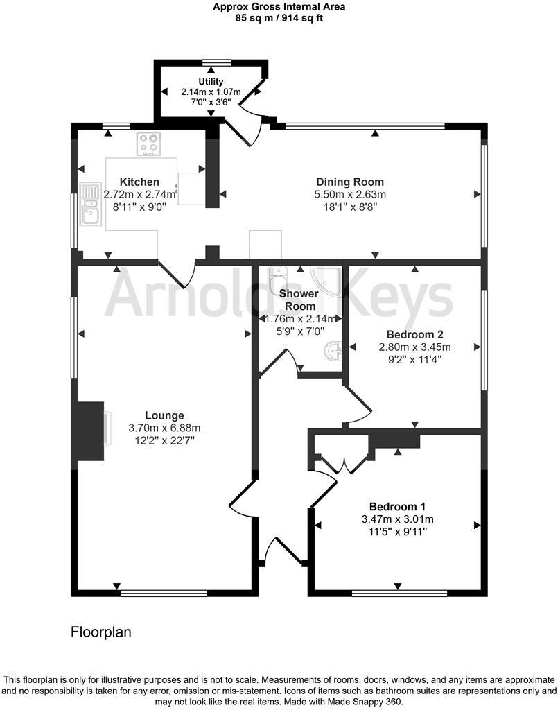 Roughton Road, Cromer, Norfolk floorplan