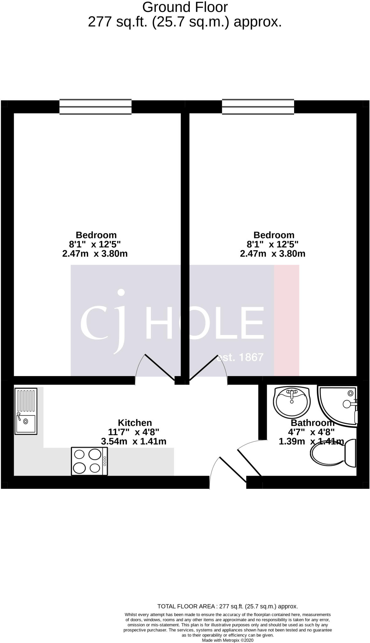 Grove Road, Weston-super-Mare, North Somerset, BS23 floorplan