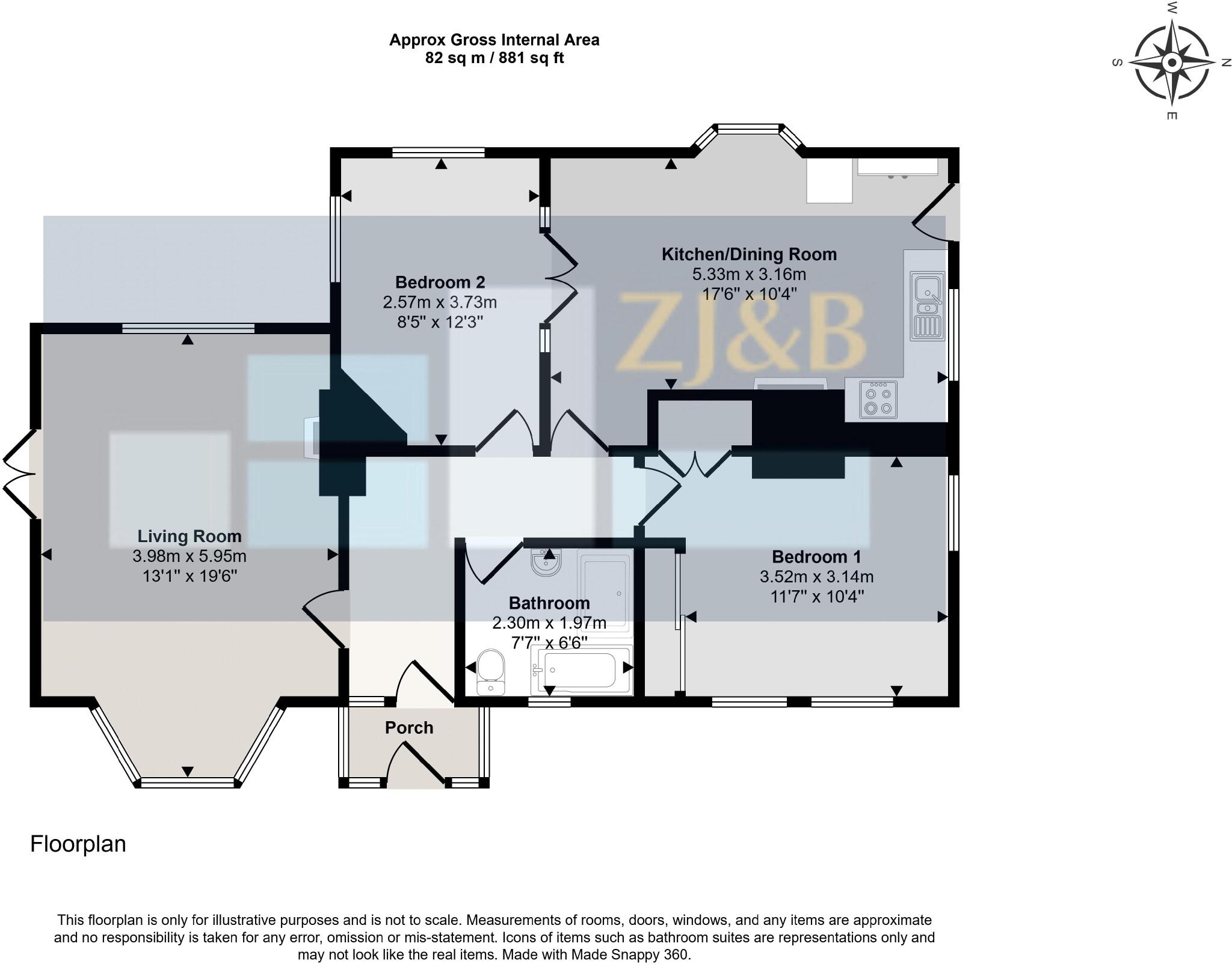 Blakemores Bank, Bayston Hill, Shrewsbury, Shropshire, SY3 0ED floorplan