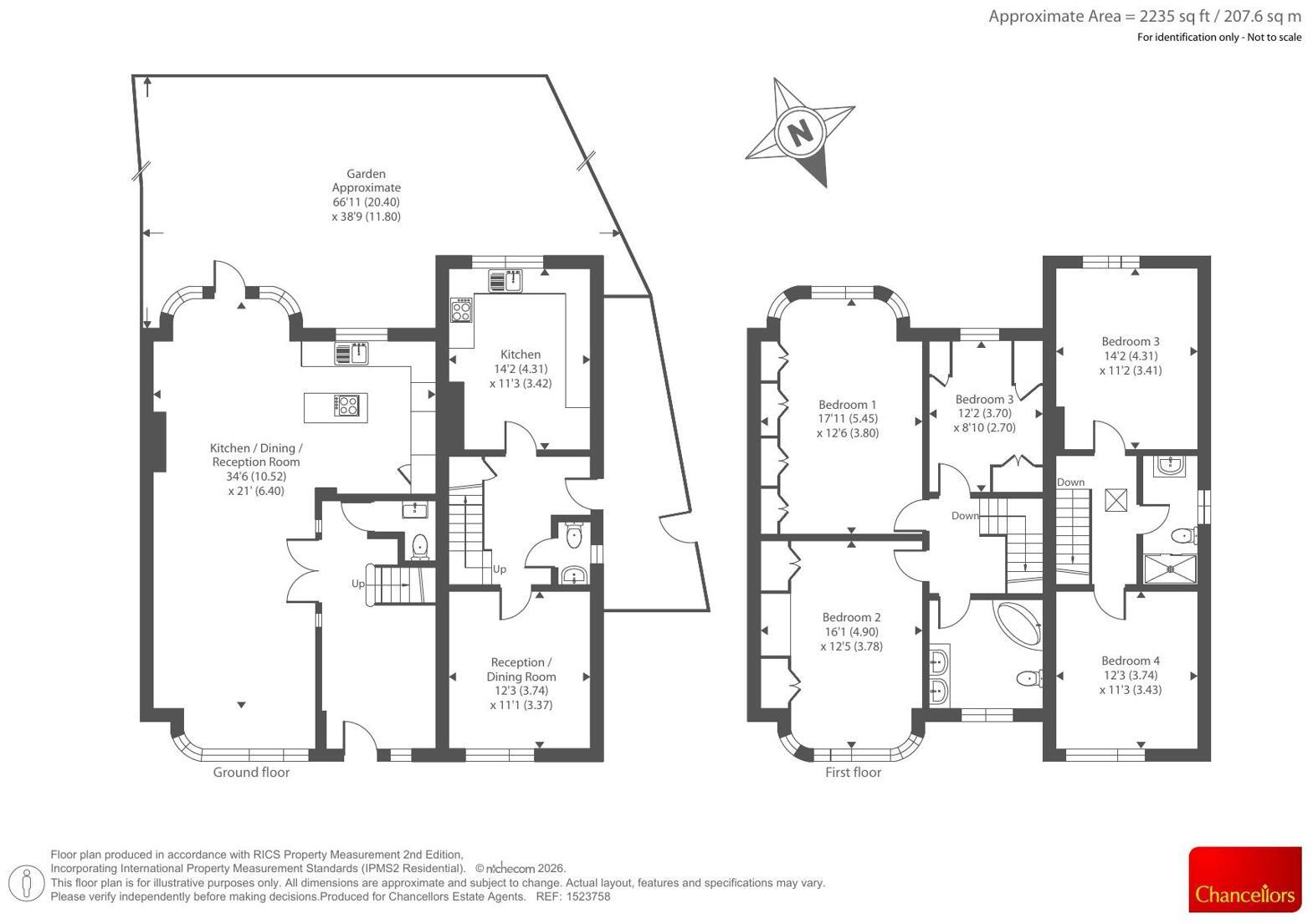 Hillcrest Gardens, London floorplan