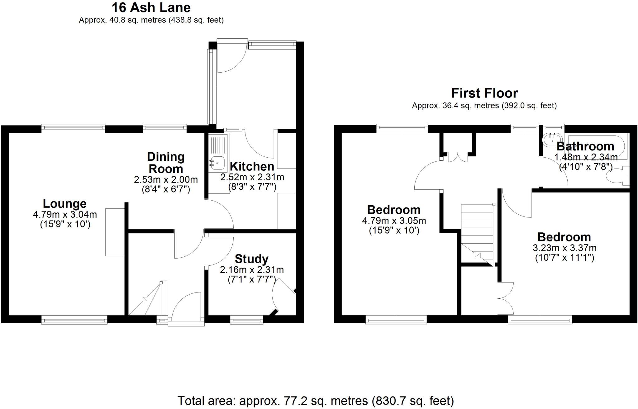 Ash Lane, Great Wyrley floorplan