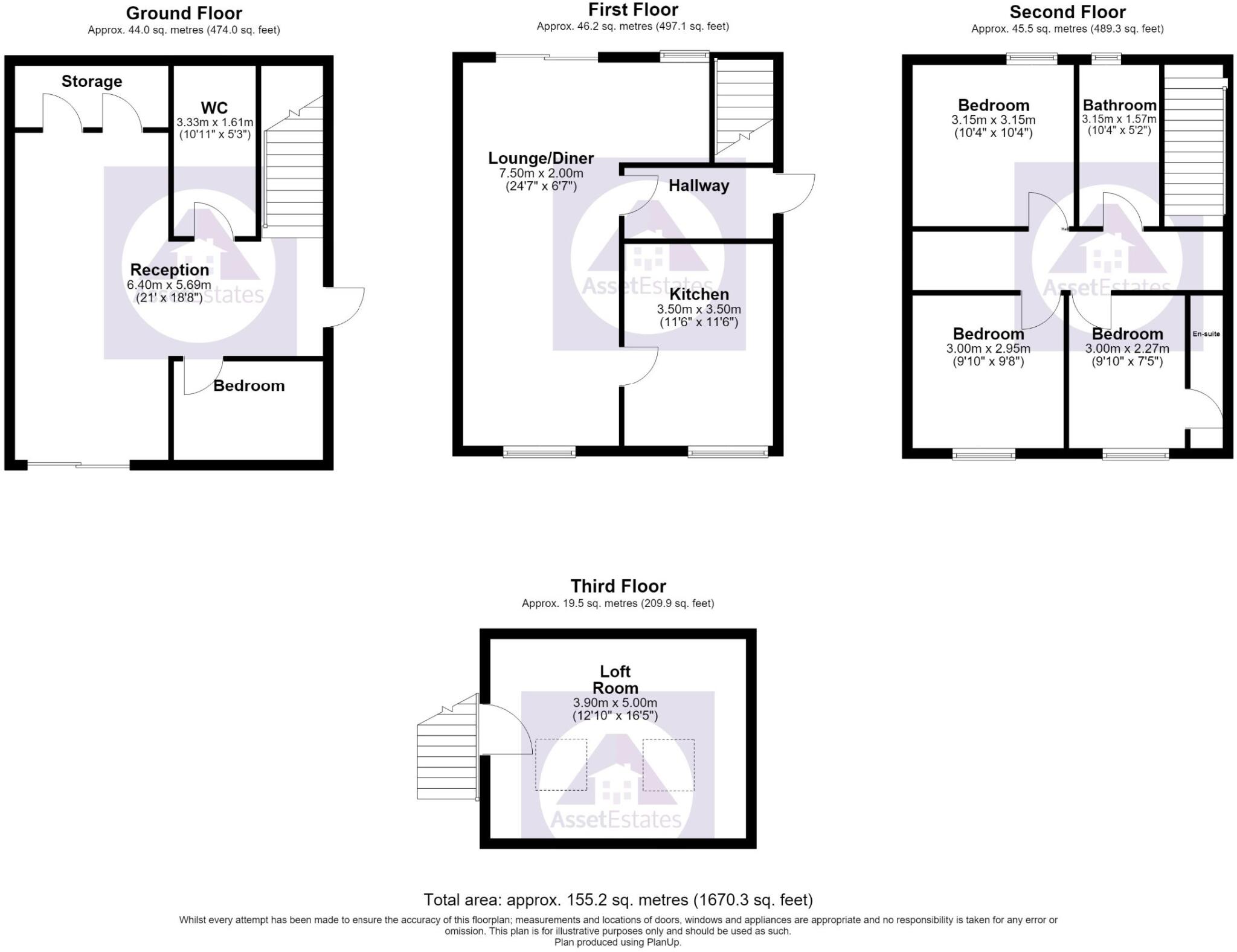 The Willows, Abertillery floorplan