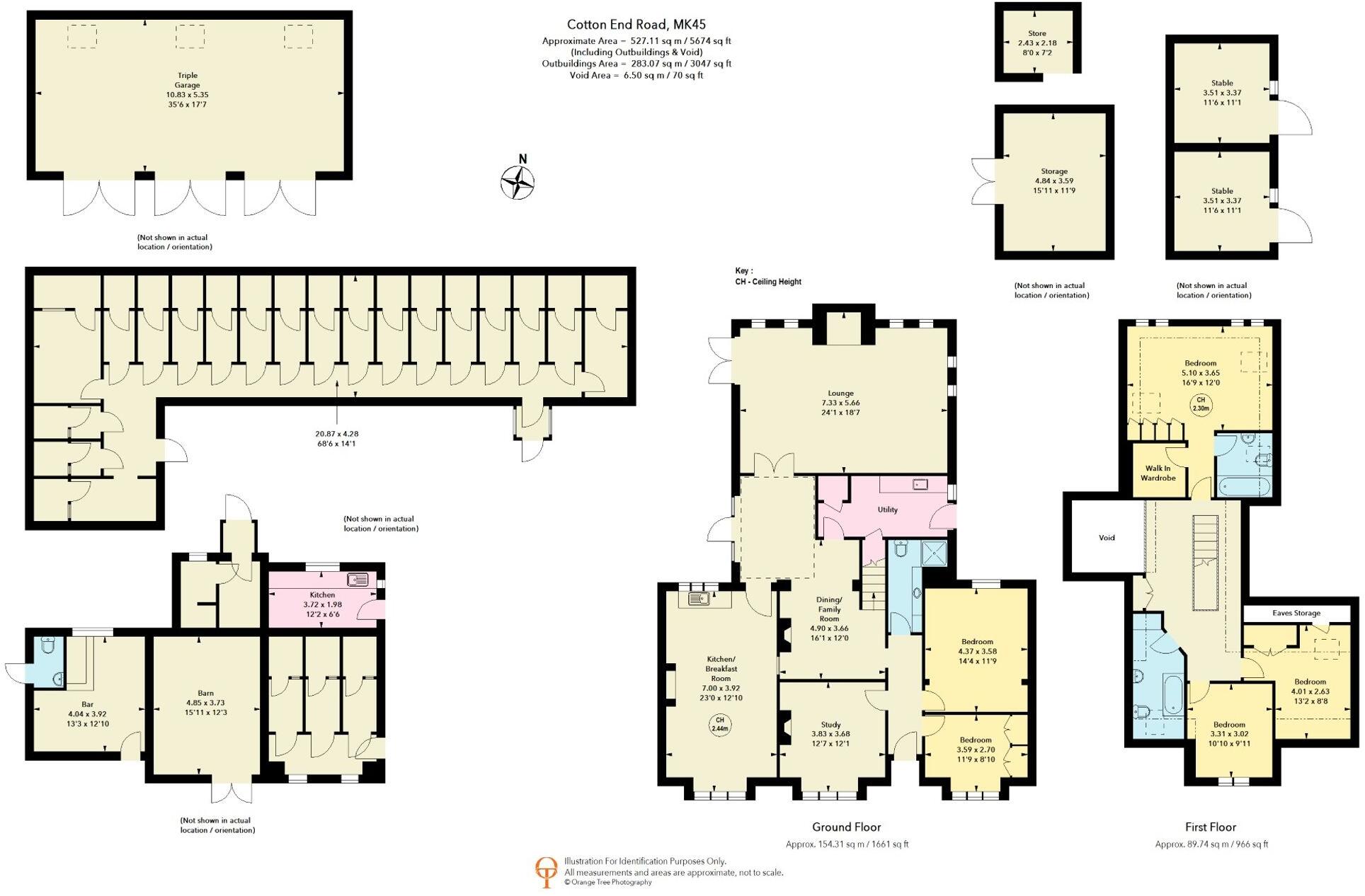 Cotton End Road, Wilstead, MK45 floorplan